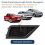 Grade Parachoque Vw Gol Voyage G8 Saveiro G7 2017 Até 2023 Sem Furo Lado Direito Passageiro