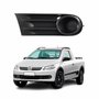 Grade Parachoque Vw Saveiro G5 2010 Até 2013 Sem Furo Preta Lado Esquerdo Motorista