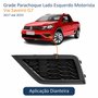 Grade Parachoque Vw Saveiro G7 2017 Até 2023 Sem Furo Lado Esquerdo Motorista