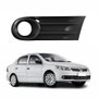 Grade Parachoque Vw Voyage G5 2009 Até 2013 Com Furo Preta Lado Direito Passageiro