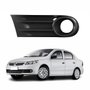 Grade Parachoque Vw Voyage G5 2009 Até 2013 Com Furo Preta Lado Esquerdo Motorista