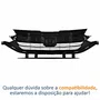 Grade Radiador Honda City 2022 2023 2024 Preta Com Moldura Cromada