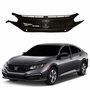 Grade Radiador Honda Civic 2017 Até 2020 Com Moldura Preta Com Furo