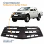Grade Radiador Mitsubishi L200 Triton 2012 2013 2014 Cinza Escuro