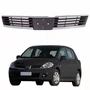 Grade Radiador Nissan Tiida 2007 2008 2009 2010 Cinza Escuro Com Friso Cromado