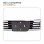 Grade Radiador Nissan Tiida 2007 2008 2009 2010 Cinza Escuro Com Friso Cromado