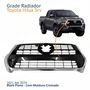 Grade Radiador Toyota Hilux Srv 2021 2022 2023 2024 Black Piano Com Moldura Cromada