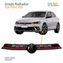 Grade Radiador Vw Polo Gts 2024 2025 Friso Vermelho Com Led