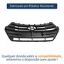 Grade Radiador Hyundai Hb20 Hatch 2016 Até 2019 Com Moldura Cromada