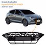 Grade Radiador Hyundai HB20x Hatch 2020 Até 2022 Black Piano Com Moldura Black Piano
