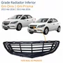Grade Radiador Inferior Gm Onix 2012 Até 2016 Gm Prisma 2013 Até 2016 Com Friso Cromado