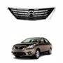Grade Radiador Nissan Versa 2011 2012 2013 2014 Com Friso Cromado