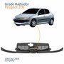 Grade Radiador Peugeot 206 2004 Até 2009 Completo Com Bigode
