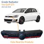 Grade Radiador Vw Golf GTI 2014 Até 2018 Com Friso Vermelho (Modelo Original)