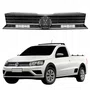 Grade Radiador Vw Saveiro G7 2016 Até 2020 Com Friso Cromado