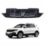 Grade Radiador Vw T-Cross 2019 Até 2023 Black Piano Com Detalhes e Friso Black Piano