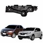 Guia Parachoque Renault Logan Sandero 2014 Até 2019 Lado Esquerdo Motorista
