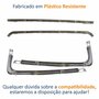 Kit 04 Peças Friso Grade Cromada Mitsubishi ASX 2010 Até 2012