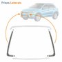 Kit 04 Peças Friso Grade Cromada Mitsubishi ASX 2010 Até 2012