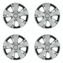 Kit 4 Calotas Aro 14 Prata Nissan New March 2015 2016 2017 2018 Grid - Referência: 451AR-Pta-E