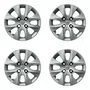 Kit 4 calotas aro 14p prata mod peugeot 206/207/208 2015/16