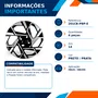 Kit 4 calotas aro 14p preto/prata mod argo 2017/20