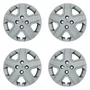 Kit 4 Calotas Aro 15 Prata Chevrolet Cobalt e Spin 2013 2014 2015 2016 2017 2018 2019 2020 Grid - Referência: 372CP-Pta-E