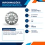 Kit 4 calotas aro 15a prata mod yaris 2023