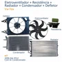Kit Radiador Vw Fox 2006 Até 2012 Com Ar Condicionado