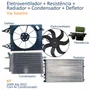 Kit Radiador Vw Saveiro 2009 Até 2021 Com Ar Condicionado