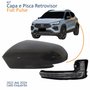 Kit Capa Com Pisca Retrovisor Fiat Pulse 2021 2022 2023 2024 Lado Esquerdo Motorista