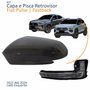 Kit Capa Com Pisca Retrovisor Fiat Pulse Fastback 2021 2022 2023 2024 Lado Esquerdo Motorista
