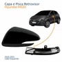 Kit Capa Com Pisca Retrovisor Hyundai Hb20 2020 2021 Lado Esquerdo Motorista
