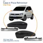 Kit Capa Com Pisca Retrovisor Vw Fox 2013 2014 2015 2016 Texturizado