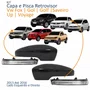 Kit Capa Com Pisca Retrovisor Vw Fox Gol Saveiro Voyage 2013 Até 2016 Golf Up 2013 2014 Texturizado