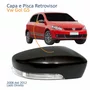 Kit Capa Com Pisca Retrovisor Vw Gol 2008 2009 2010 2011 2012 Liso Lado Direito Passageiro