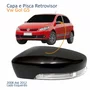 Kit Capa Com Pisca Retrovisor Vw Gol G5 2008 2009 2010 2011 2012 Liso Lado Esquerdo Motorista