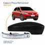 Kit Capa Com Pisca Retrovisor Vw Gol G5 2008 2009 2010 2011 2012 Texturizado Lado Direito Passageiro