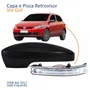 Kit Capa Com Pisca Retrovisor Vw Gol G5 2008 2009 2010 2011 2012 Texturizado Lado Esquerdo Motorista