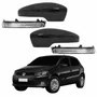 Kit Capa Com Pisca Retrovisor Vw Gol G6 2013 2014 2015 2016 Liso