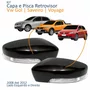 Kit Capa Com Pisca Retrovisor Vw Gol Saveiro Voyage G6 2008 2009 2010 2011 2012 Liso