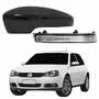 Kit Capa Com Pisca Retrovisor Vw Golf 2013 2014 Liso Lado Esquerdo Motorista