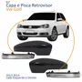 Kit Capa Com Pisca Retrovisor Vw Golf 2013 2014 Texturizado