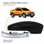 Kit Capa Com Pisca Retrovisor Vw Saveiro G5 2009 2010 2011 2012 Texturizado Lado Direito Passageiro