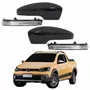 Kit Capa Com Pisca Retrovisor Vw Saveiro G6 2013 2014 2015 2016 Liso