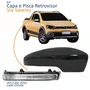 Kit Capa Com Pisca Retrovisor Vw Saveiro G6 2013 2014 2015 2016 Liso Lado Direito Passageiro