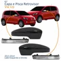 Kit Capa Com Pisca Retrovisor Vw Up 2013 2014 Liso