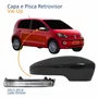 Kit Capa Com Pisca Retrovisor Vw Up 2013 2014 Texturizado Lado Direito Passageiro