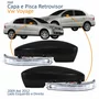 Kit Capa Com Pisca Retrovisor Vw Voyage G5 2008 2009 2010 2011 2012 Texturizado