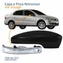 Kit Capa Com Pisca Retrovisor Vw Voyage G5 2008 2009 2010 2011 2012 Texturizado Lado Direito Passageiro